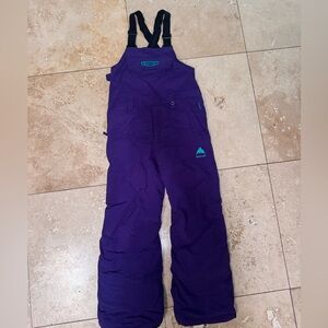 Girls Burton snow bibs